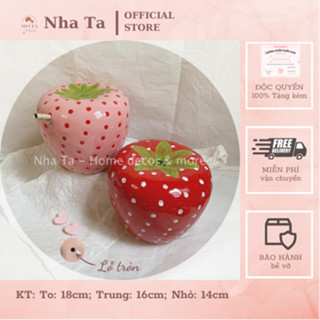   LỖ TRÒN  Quả dâu đựng tiền LỖ TRÒN  lợn đất quả dâu bằng gốm sứ Bát Tràng đựng tiết kiệm hoặc trang trí làm quà tặng 