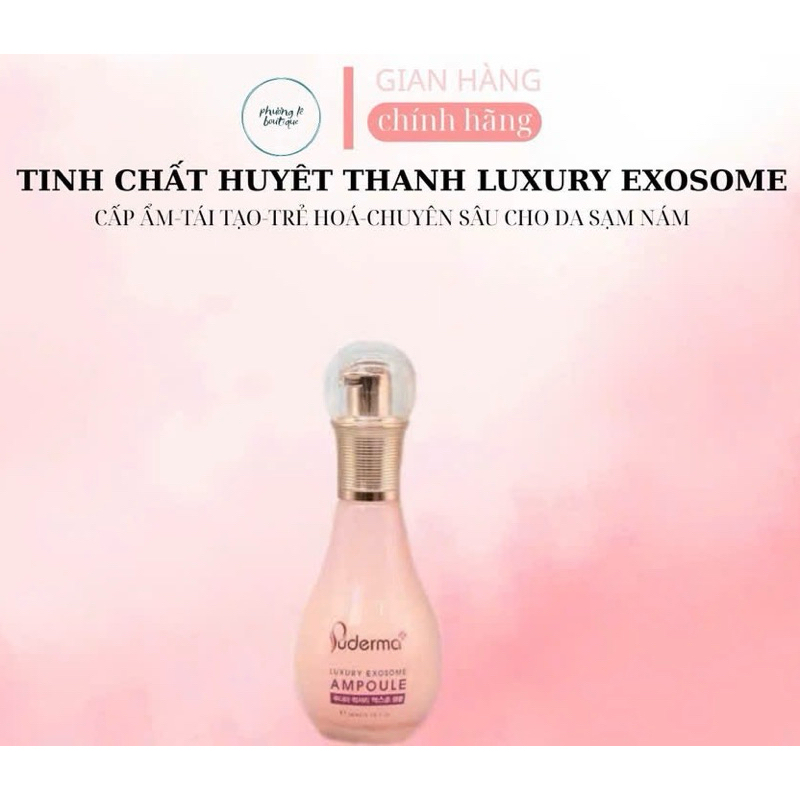 Tinh chất huyết thanh tế bào gốc luxury EXOSOME puderma nâng cấp từ bào gốc
