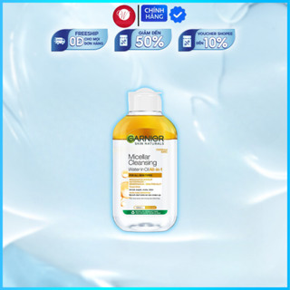  Nước tẩy trang Garnier sạch sâu & trang điểm lâu trôi Garnier Micellar Water Oil-Infused - Vàng oil  50ml 125ml  