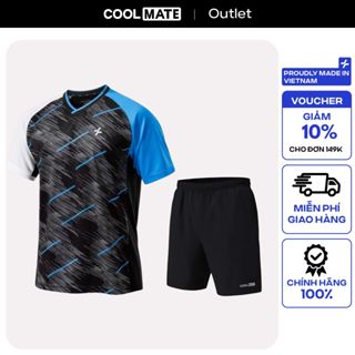 Set Đồ Thể Thao Nam Cầu Lông, Pickleball Coolmate- Áo thun Racquet Graphic và Quần Short 7inch đa năng thoáng khí