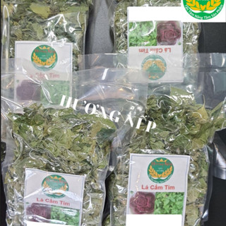  lá cầm tím sấy lạnh - giữ nguyên mầu lá xanh 