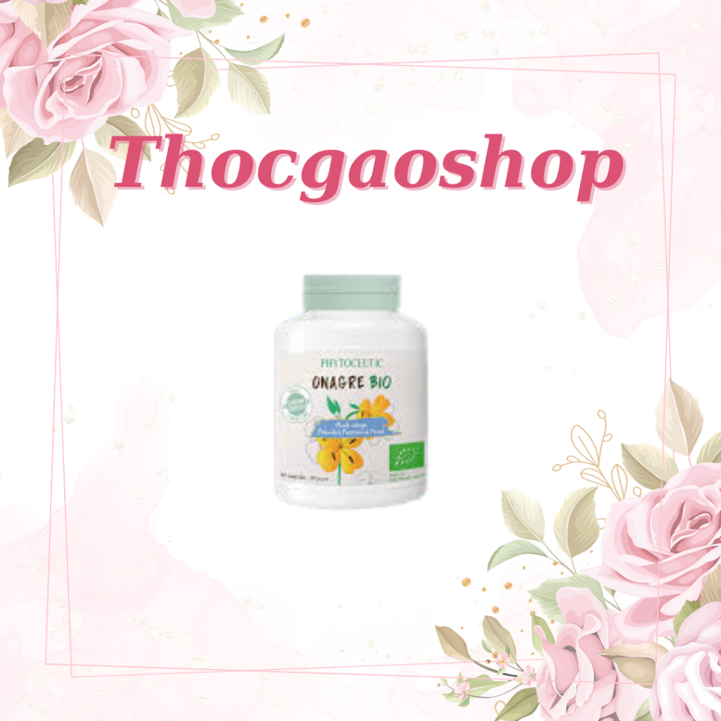 (thocgaoshop1989)(Hàng nội địa Pháp) Tinh dầu hoa anh thảo hữu cơ Huile Onagre Bio Phytoceutic 90v (