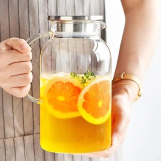 Bình Nước Thuỷ Tinh Pha Trà Chịu Nhiệt Dung Tích Lớn