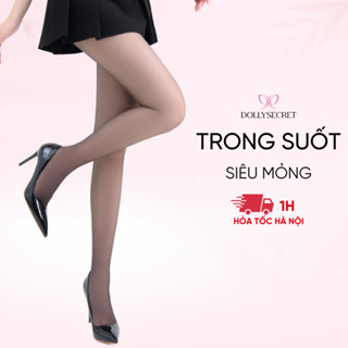 Quần Tất Tàng Hình Trong Suốt Thật Chân DOLLY SECRET Quần Tất Siêu Mỏng T39