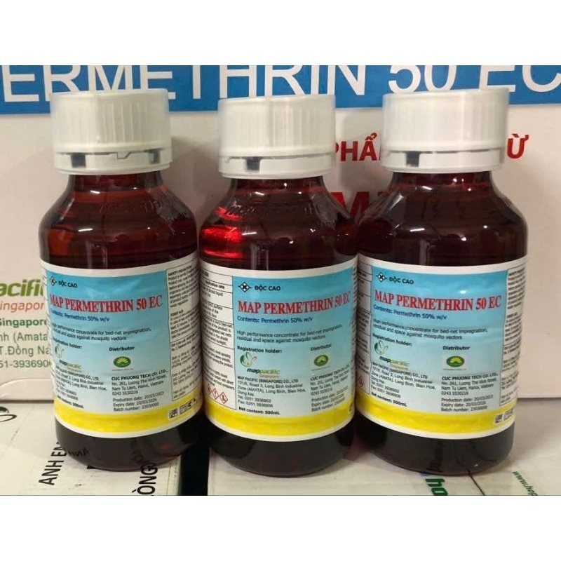Thuốc trừ muỗi Permethrin 50EC 0,5lít (nhập khẩu)