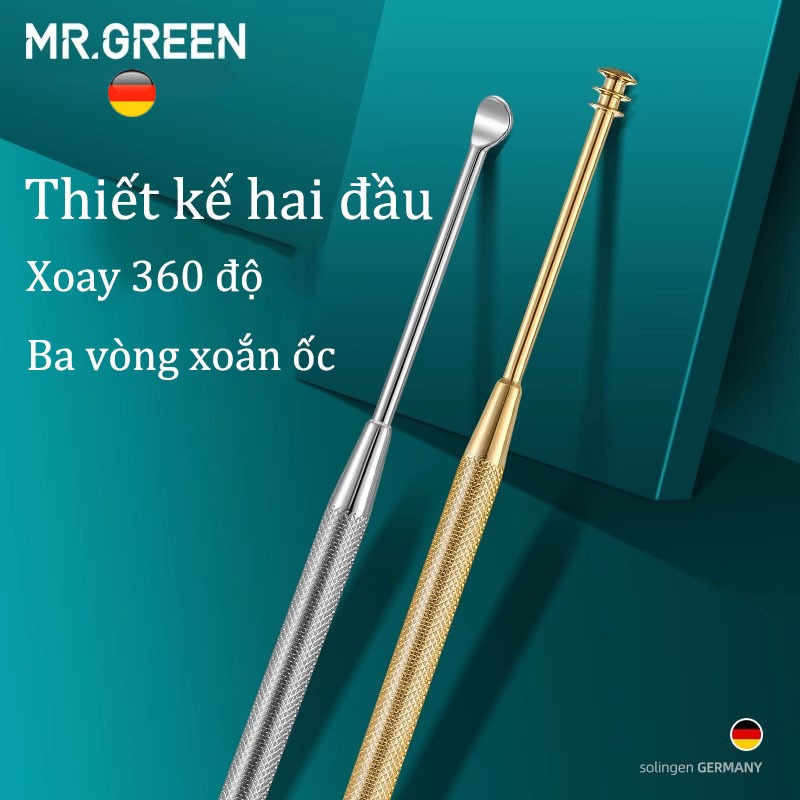 MR.GREEN.Dụng cụ ngoáy tai hai đầu.