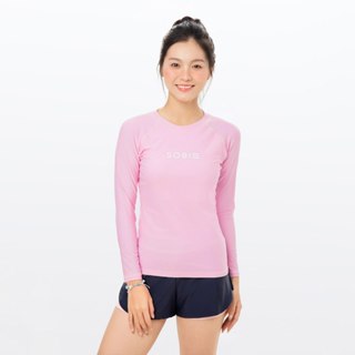 Áo bơi nữ SOBIE tay dài chống nắng PinkVenom