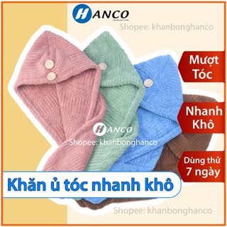 Khăn Ủ Tóc Nhanh Khô - Khăn Quấn Tóc Gội Đầu - 100% Sợi Tre - Làm Mềm Tóc - Thấm Hút Nhanh - Siêu Mềm Mại  - TOC