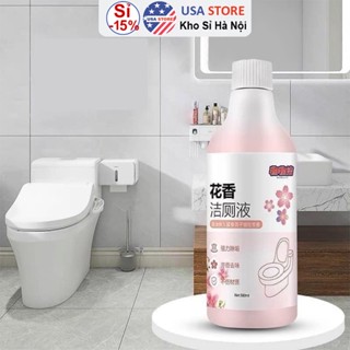   Không Kèm Vòi Xịt  Chai Nước Thơm Làm Sạch Bồn Cầu Hương Nước Hoa Anh Đào - Khử Mùi Nhà Vệ Sinh Khử Khuẩn 500ml 