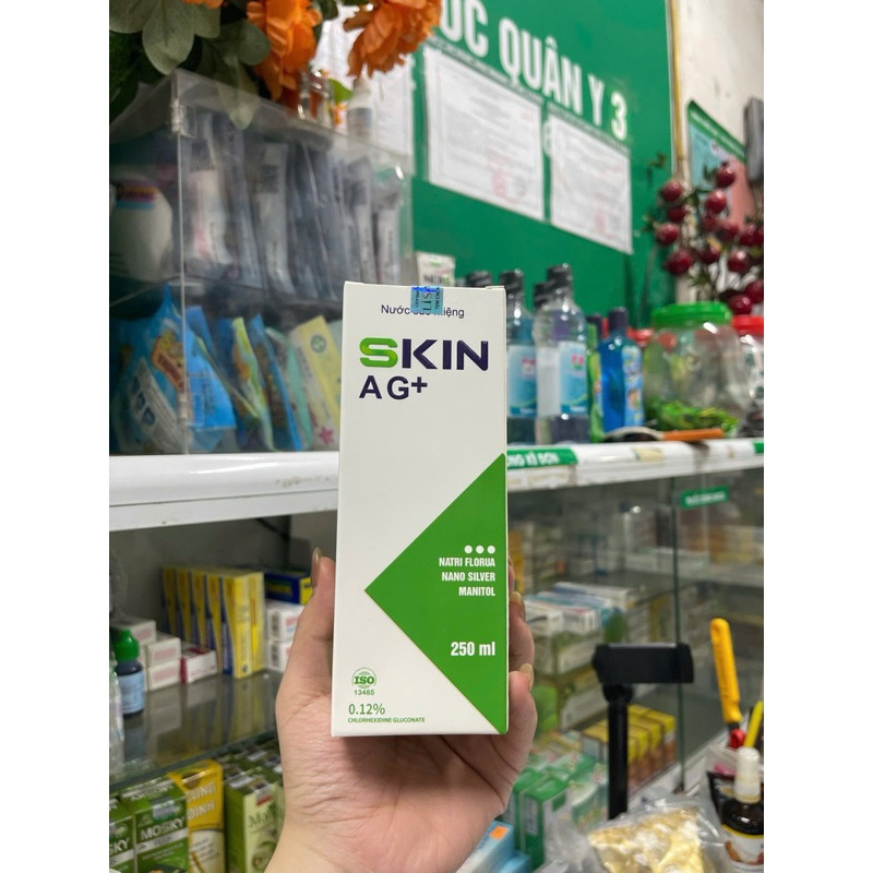 Nước súc miệng Skin Ag+ chai 250ml bảo vệ toàn diện răng miệng