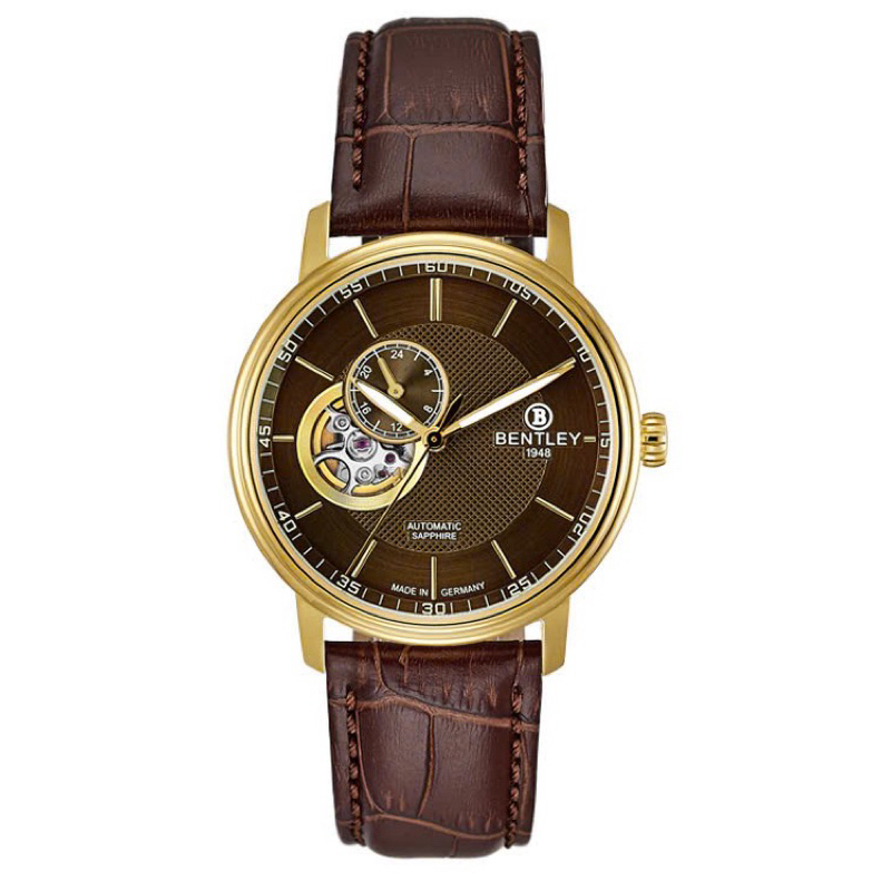 [Chính Hãng 100%] Đồng Hồ Nam Bentley BL1832 (1832) Máy Cơ (Automatic) Kính Sapphiare Mặt Tròn Siz 4