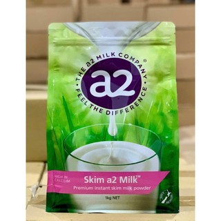 Sữa A2 Milk Skim Premium instant powder tách kem 1kg Úc - Sữa A2 tách kem dạng bột cho bé
