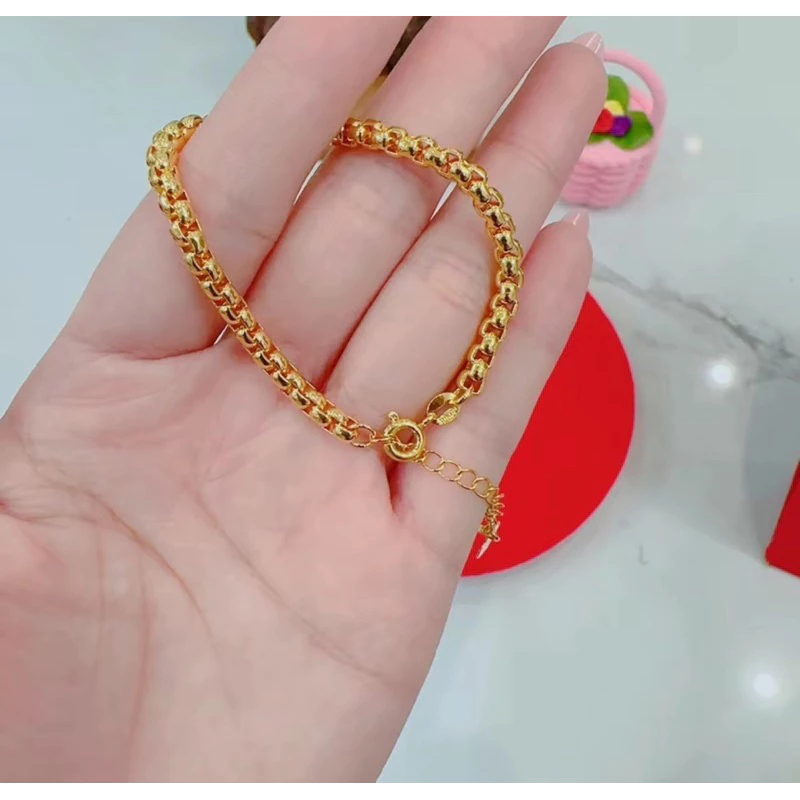 Lắc tay chữ công trơn kiểu đơn giản M68