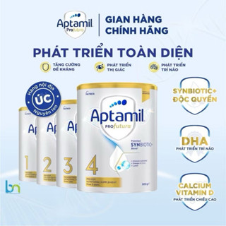 Sữa Bột Aptamil Profutura Úc số 1,2,3,4 hộp 900g tiêu hoá khoẻ mạnh phát triển toàn diện cho bé