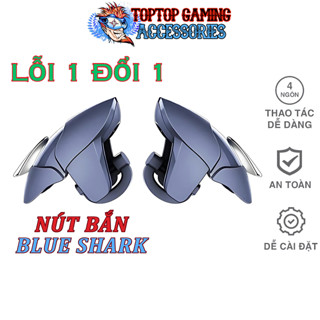  Nút Bấm Blueshark  Loại 1  chơi game Pubg Free Fire Chất liệu Nhựa ABS cao cấp siêu bền cực nhạy 