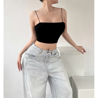 Áo hai dây sợi bún hai lớp ANNAKIKI - 001