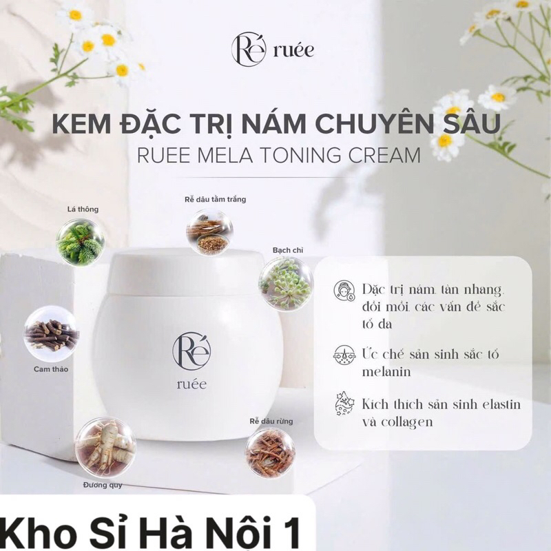 Kem nám Ruee Mela Toning Cream (nhập khẩu chính hãng Hàn Quốc )-kem đêm.
