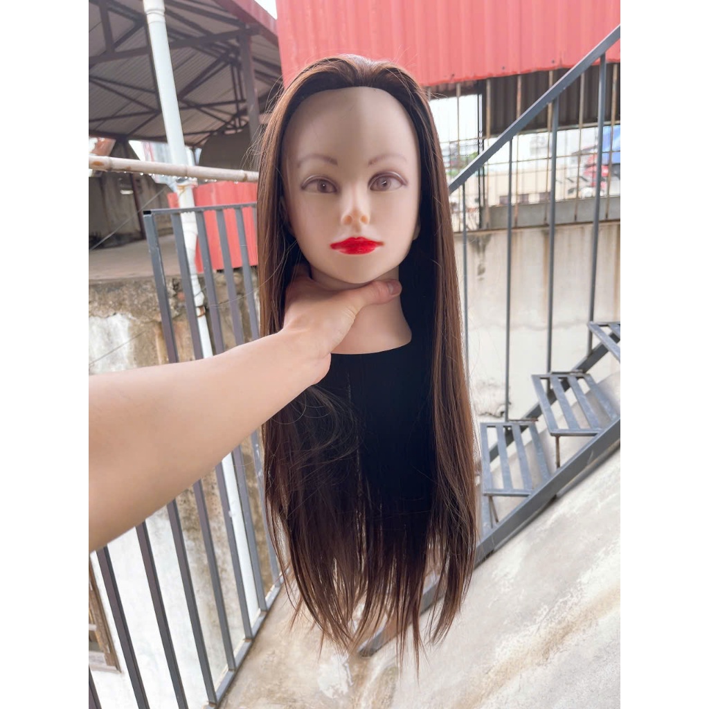 Đầu ken cắt tóc, đầu manocanh cắt tóc, Đầu manocanh tóc nữ học cắt tóc Giá Rẻ