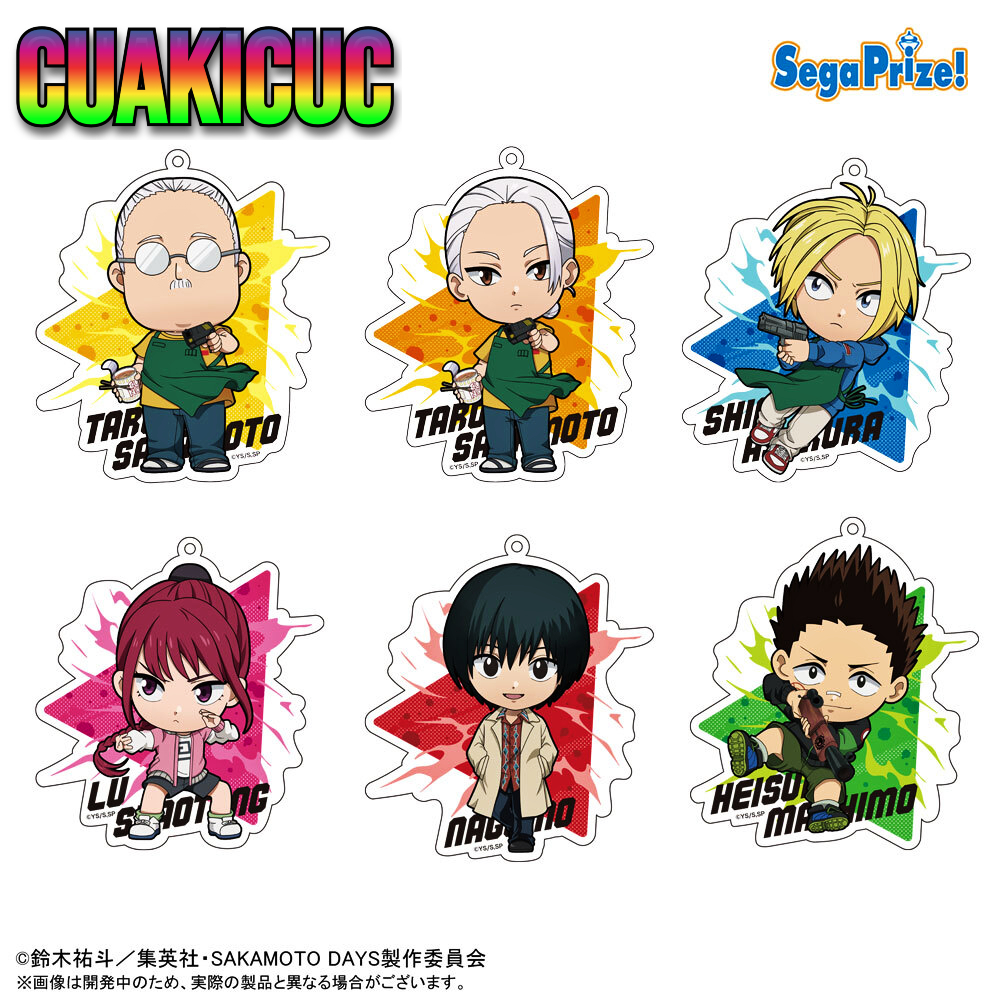 [HÀNG SẴN/CHÍNH HÃNG SEGA] Móc Khóa Acrylic Sakamoto Days - Đồ Chơi Trưng Bày - Key Acrylic Sakamoto