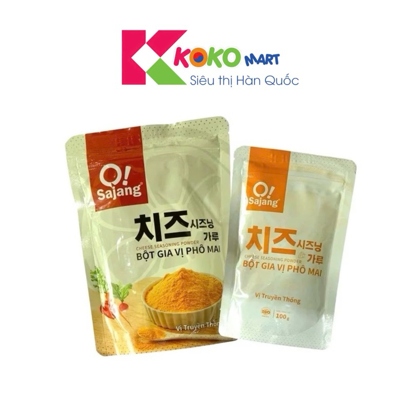 Bột phô mai lắc Sajang Hàn Quốc 100g và 250g