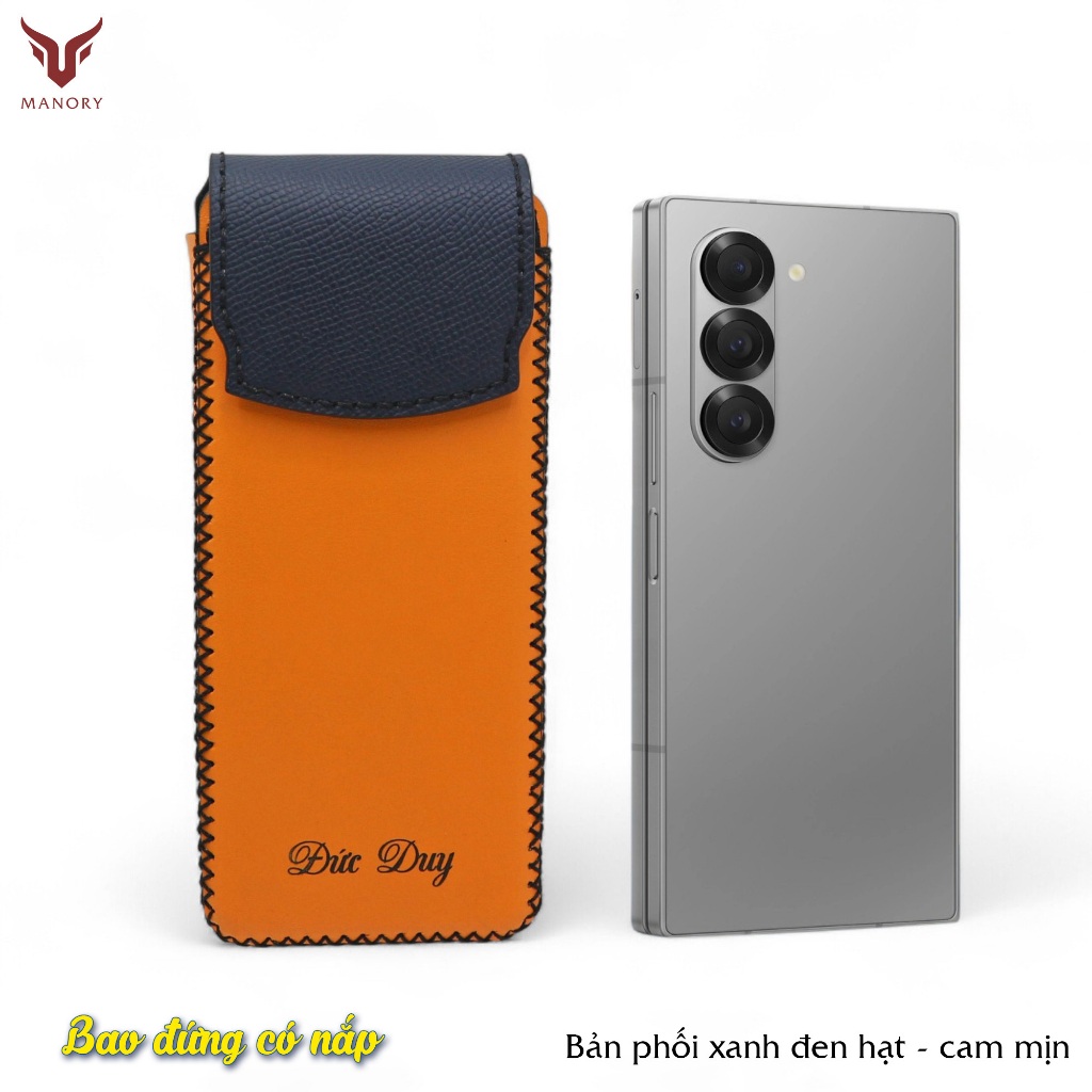 (Dành cho máy không ốp) Bao da Samsung Galaxy Z Fold  6 - ManoryLeather