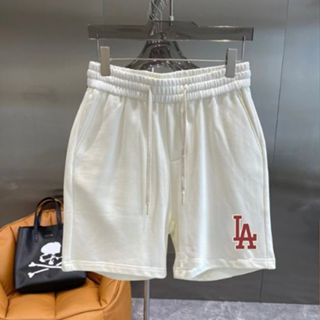  Quần Short Nam MLB Chất Liệu Cotton 100% Cao Cấp Co Giãn 2 Chiều Mềm Mại Và Thoáng Mát-In LA Đỏ 