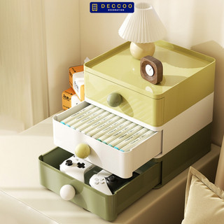  Tủ Mini Để Bàn Đựng Đồ Dùng Học Tập Kệ Đựng Đồ Xếp Chồng Bằng Nhựa Hộp Đựng Mỹ Phẩm Có Ngăn Kéo 