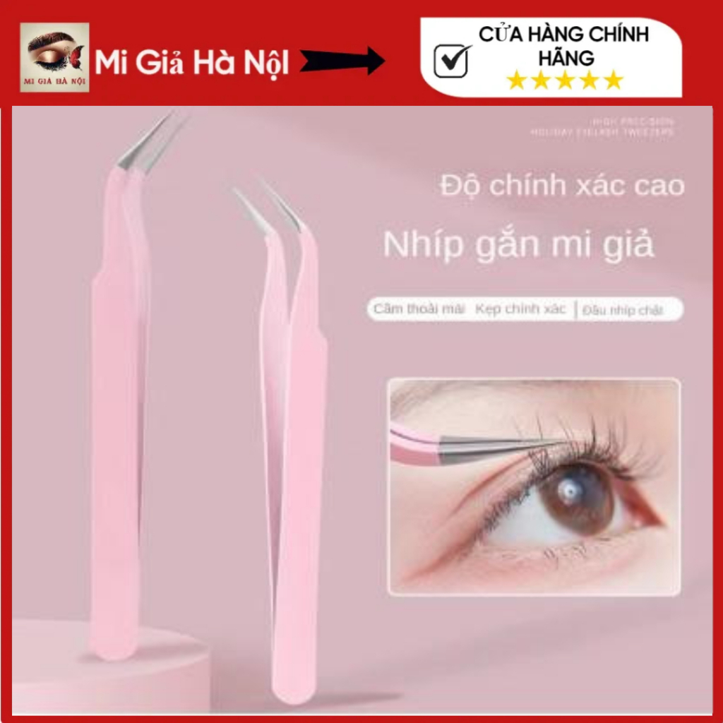 Nhíp Gắp Mi Chất Liệu Thép Không Gỉ Cao Cấp Thao Tác Dễ Dàng