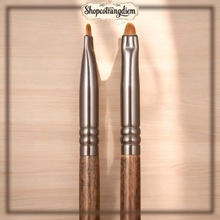  【CTD Cọ đầu dẹt mini kẻ chi tiết chính xác đa chức năng kẻ mắt vẽ viền môi XQ24 