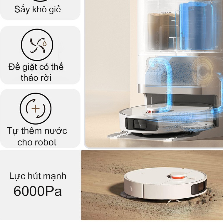 [Hỏa Tốc 2H] Xiaomi X20 Max | Xiaomi X20 Pro Robot Hút Bụi Lau Nhà - Bản Quốc Tế | BigBuy360 - bigbuy360.vn