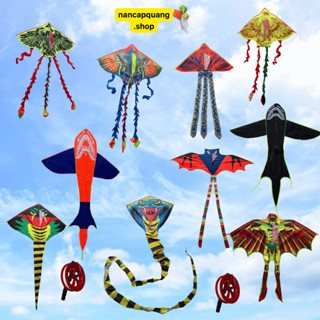 Diều Phượng Hoàng, Diều Cá Mập, Diều Đại Bàng, Diều Giá Rẻ Cho Bé Tặng Kèm Cuộn Dây 100m