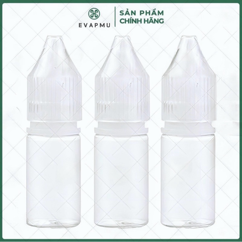 (Combo 5 lọ)Lọ nhựa 10ml chiết mực xăm