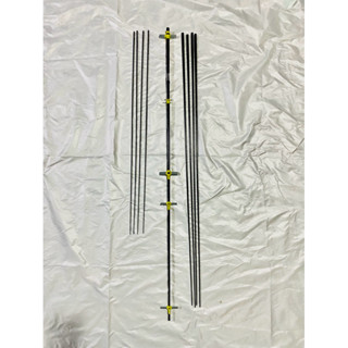  khung diều mẹ bồng con 2m nan đen xoắn đuôi nan ngọn cần câu 