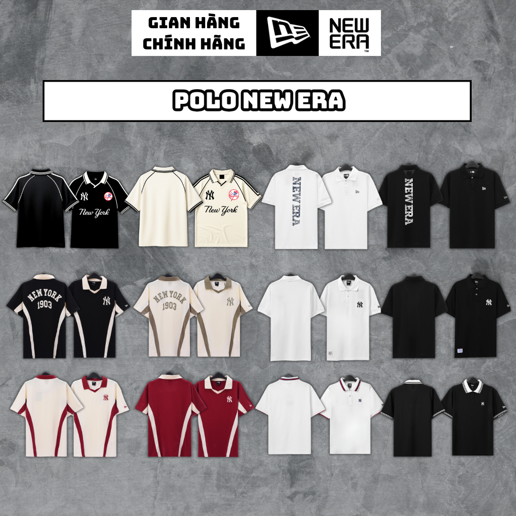 Áo Polo New Era Chính Hãng, Áo Polo Nam New Era, Áo Thun Polo New Era Unisex.