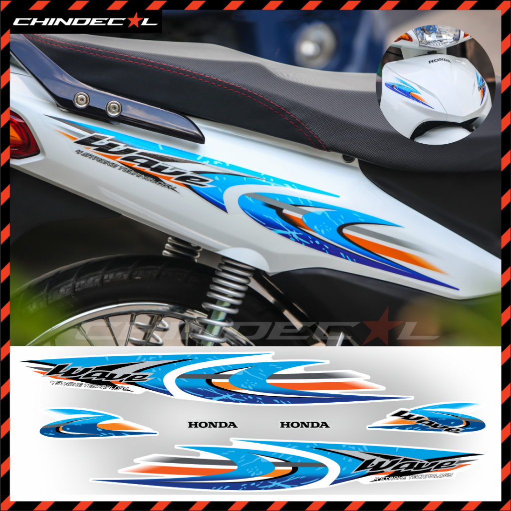 Tem WAVE ALPHA 110-100-50cc mod Retro 2025 | Đủ màu sắc | 3 lớp chống nước chống bay màu | 831261