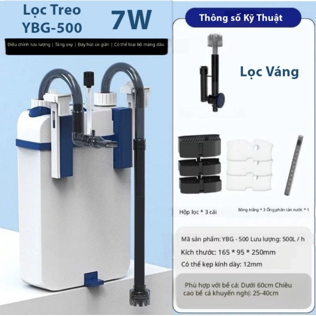 Máy Lọc Treo SunSun YBG-300/400/500/600