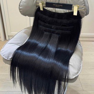 Tóc Kẹp 6 Phím HIEN BE TOUPEE Thẳng 50cm Sợi Keratin
