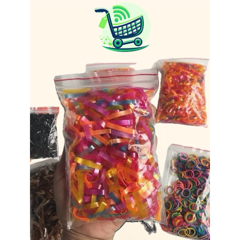 Dây Buộc Tóc Lẻ 1 Lạng , Chun Nịt Màu Đen , Dây nịt , Dây Chun ,Dây Buộc Tóc Nhiều Màu