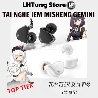   SẴNGIAO  Tai nghe gaming In Ear có dây Misheng Gemini | tai nghe nhét tai | tai nghe IEM âm thanh Hifi chống ồn Có mic  