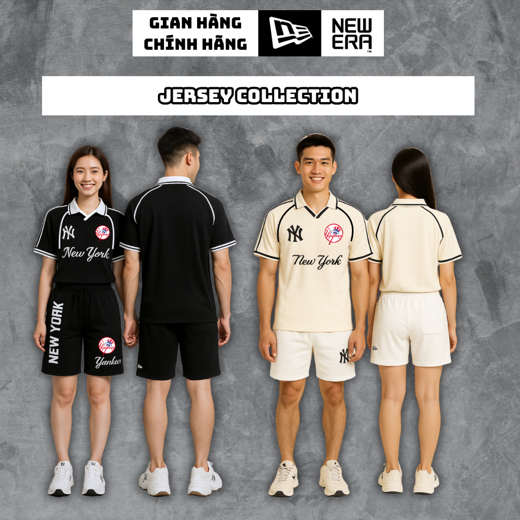 Áo Polo New Era Jersey Collection Chính Hãng, Áo Polo Nam New Era, Áo Thun Polo New Era Unisex