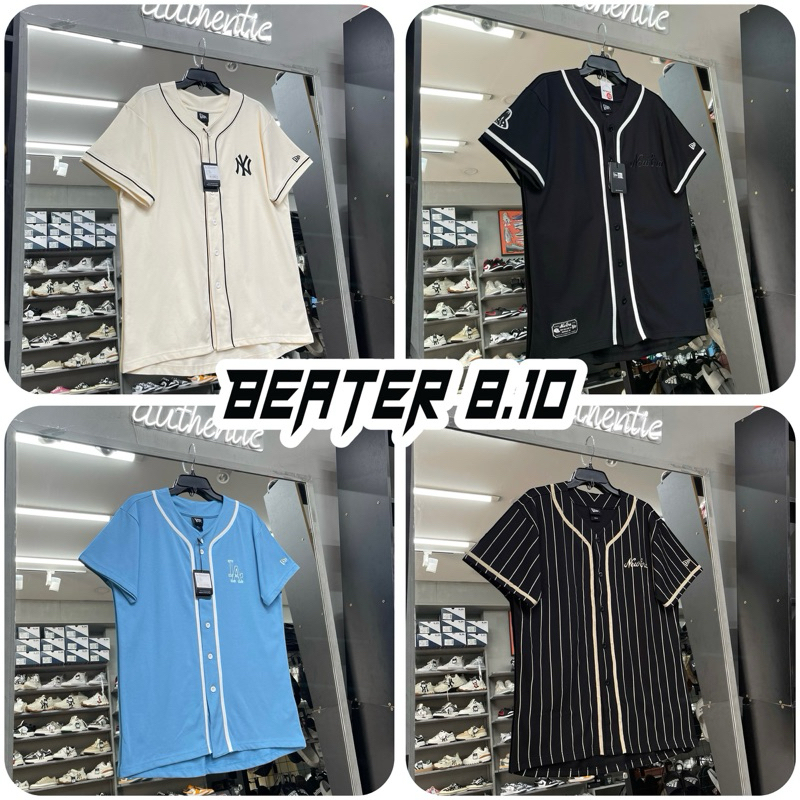 Áo Thun New Era Baseball Jersey Black Short Sleeve - 13334764