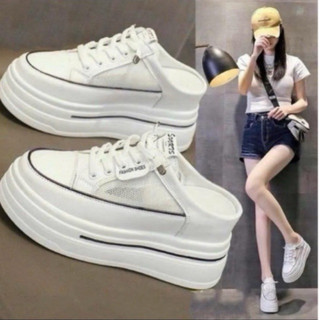  Giày Sục Nữ Mã 74 Cao 8 Phân Thoáng Khí Nhẹ Êm - Shoes Thể Thao 