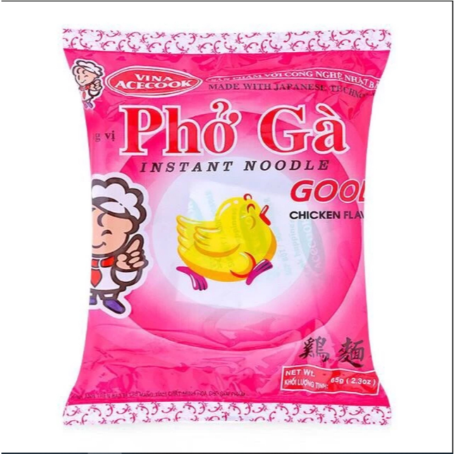Thùng 30 Gói Mì Sợi Phở Good Vị Gà Acecook 75 Gam