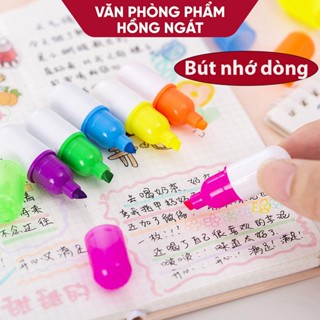 Bút dạ quang hình vitamin nhiều màu, bút highlight đánh dấu nhớ dòng morandi trang trí sổ bullet journal B43
