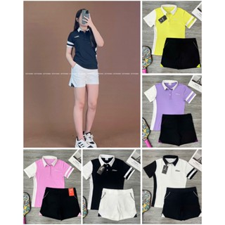 ( có big size )BỘ ĐÙI THỂ THAO CAO CẤP, Set short áo titlet có cổ mix quần short túi [hình thật shop chụp] Eothon60