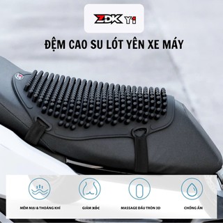  Miếng Lót Ngồi Yên Xe Máy Đệm Silicon ZDK Êm Mông Chống Mỏi Chống Nóng Đi Đường Xa Phượt Shiper 