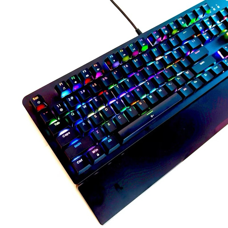 Bàn phím cơ gaming Black Shark K104 Tặng kèm kê tay tháo rời - Led RGB - Antighosting full phím - Khung viền kim loại | BigBuy360 - bigbuy360.vn