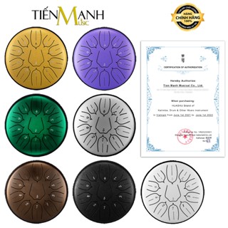   Chính Hãng Kèm HD Học  Trống Không Linh Tank Drum 11 Tone 6 inch Hluru  Hoa Thục  THL11  - Lưỡi Thép Steel Tongue 