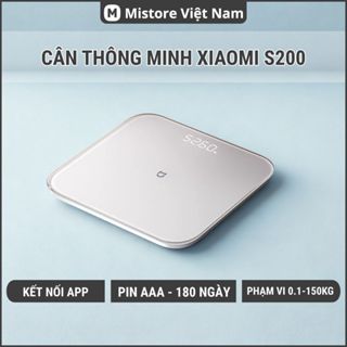 Cân điện tử sức khỏe XM Mijia Scale S200, theo dõi cân nặng, BMI, kết nối app/Cân điện tử milife S20