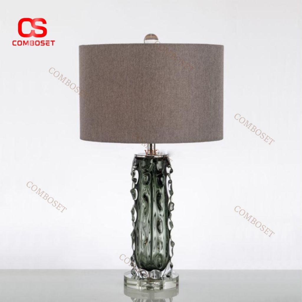 Đèn Bàn Thuỷ Tinh Quý Phái Thiết Kế Hiện Đại Cho Biệt Thự, Villa